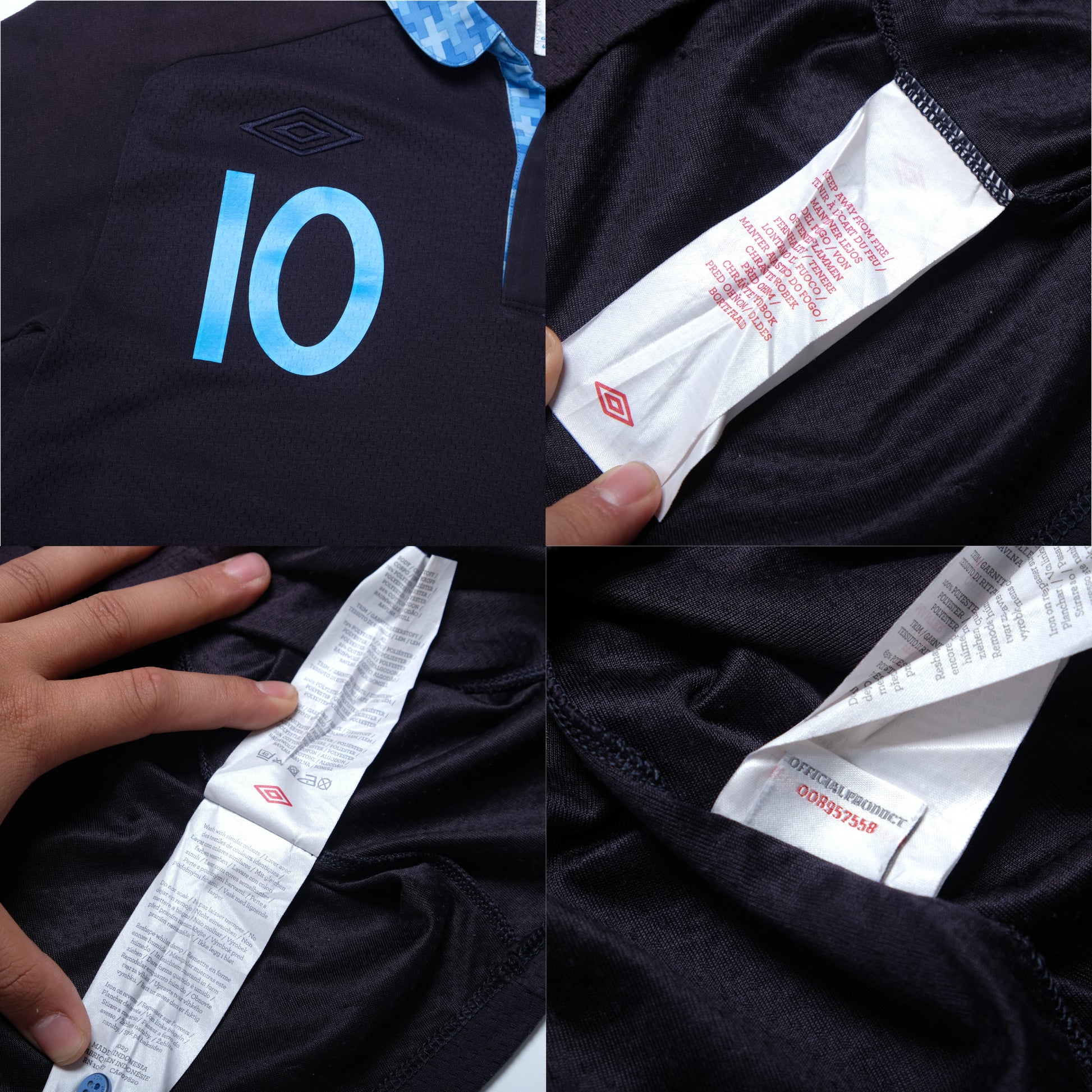 2011/12 England Away Shirt Umbro Rooney (XL)