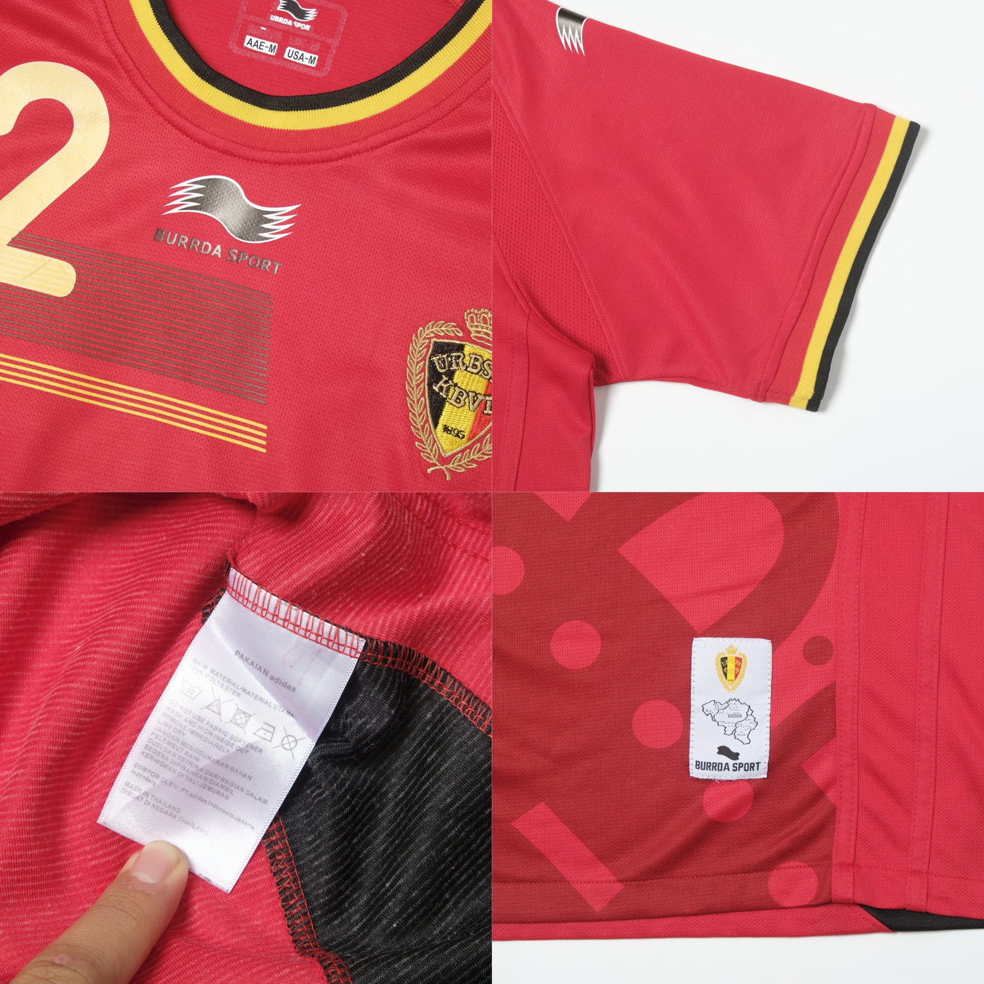 2014/15 Belgium Home Shirt Burrda Sport Chadli (M)