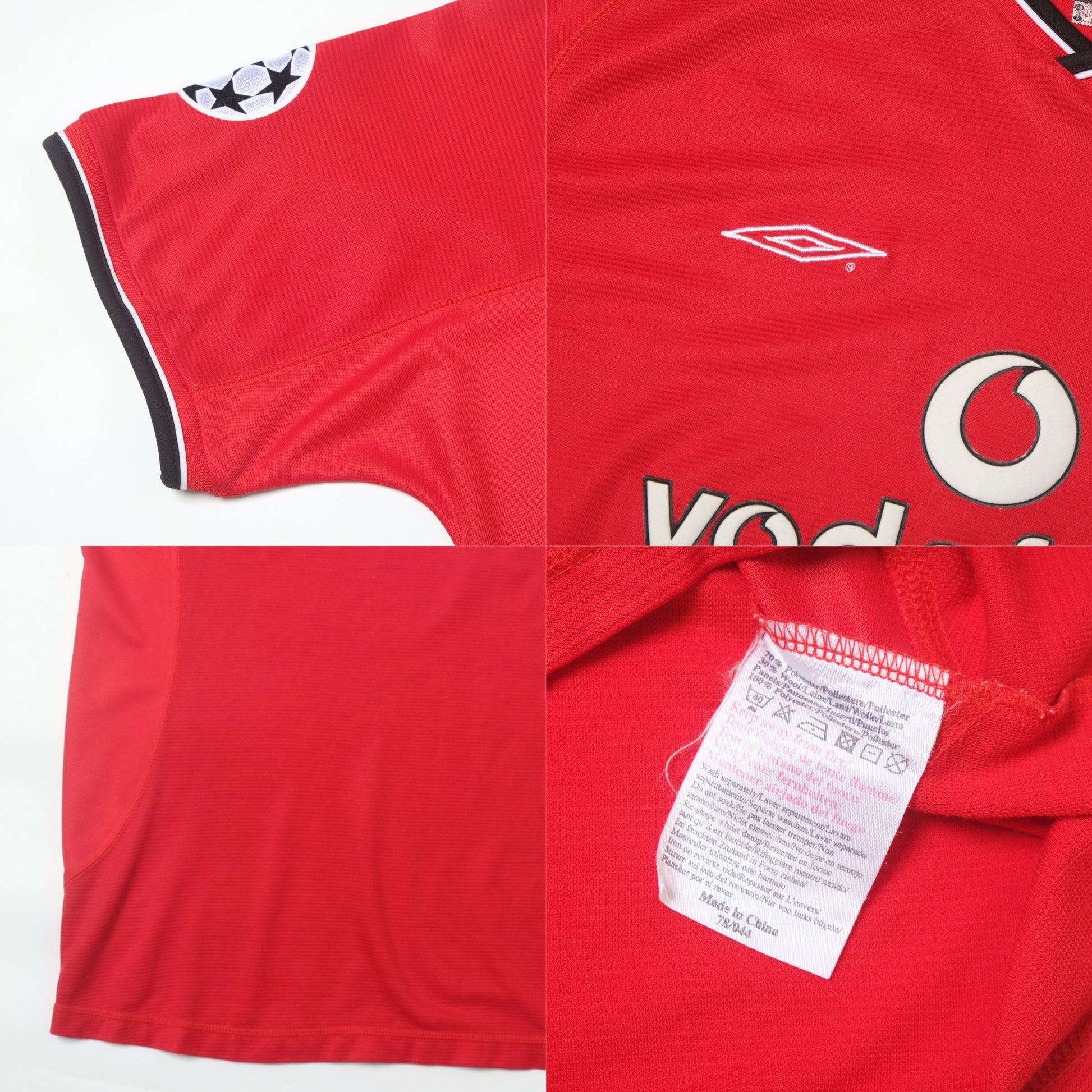 2000/02 Manchester United Home Shirt Umbro Beckham (XXL)