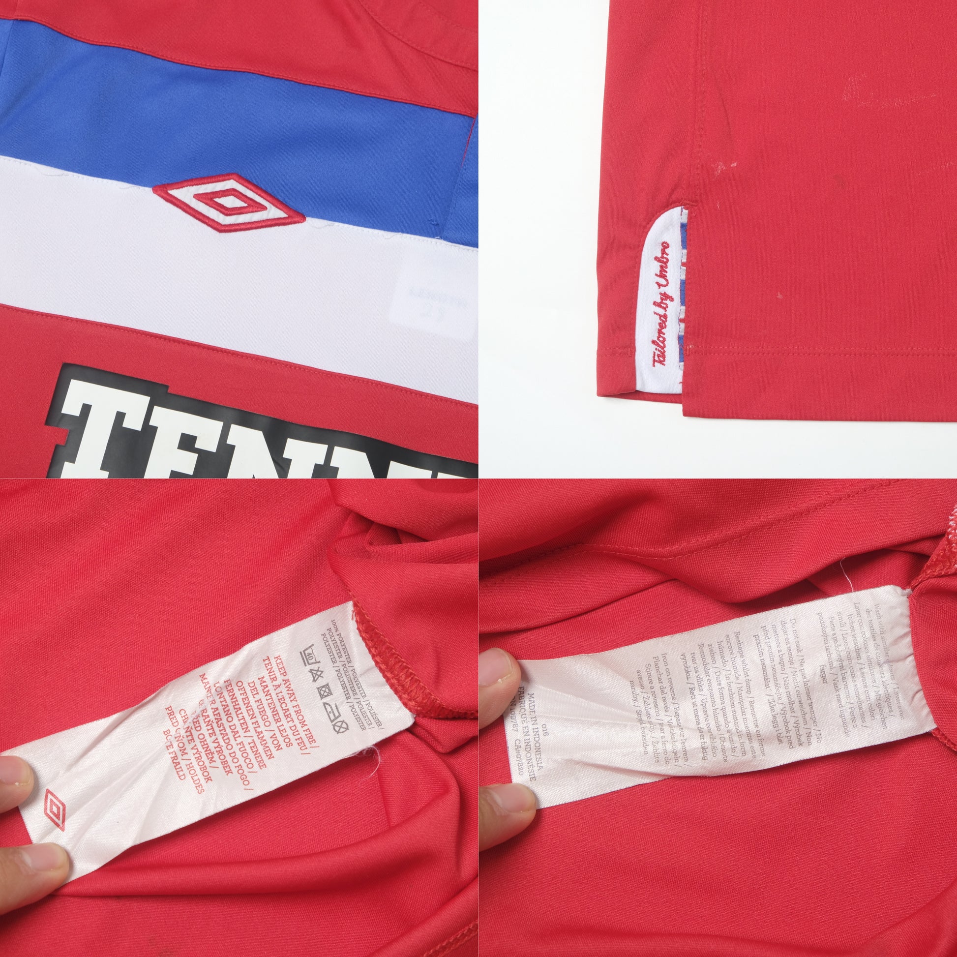 2011/12 Rangers Away Shirt Umbro Naismith (L)