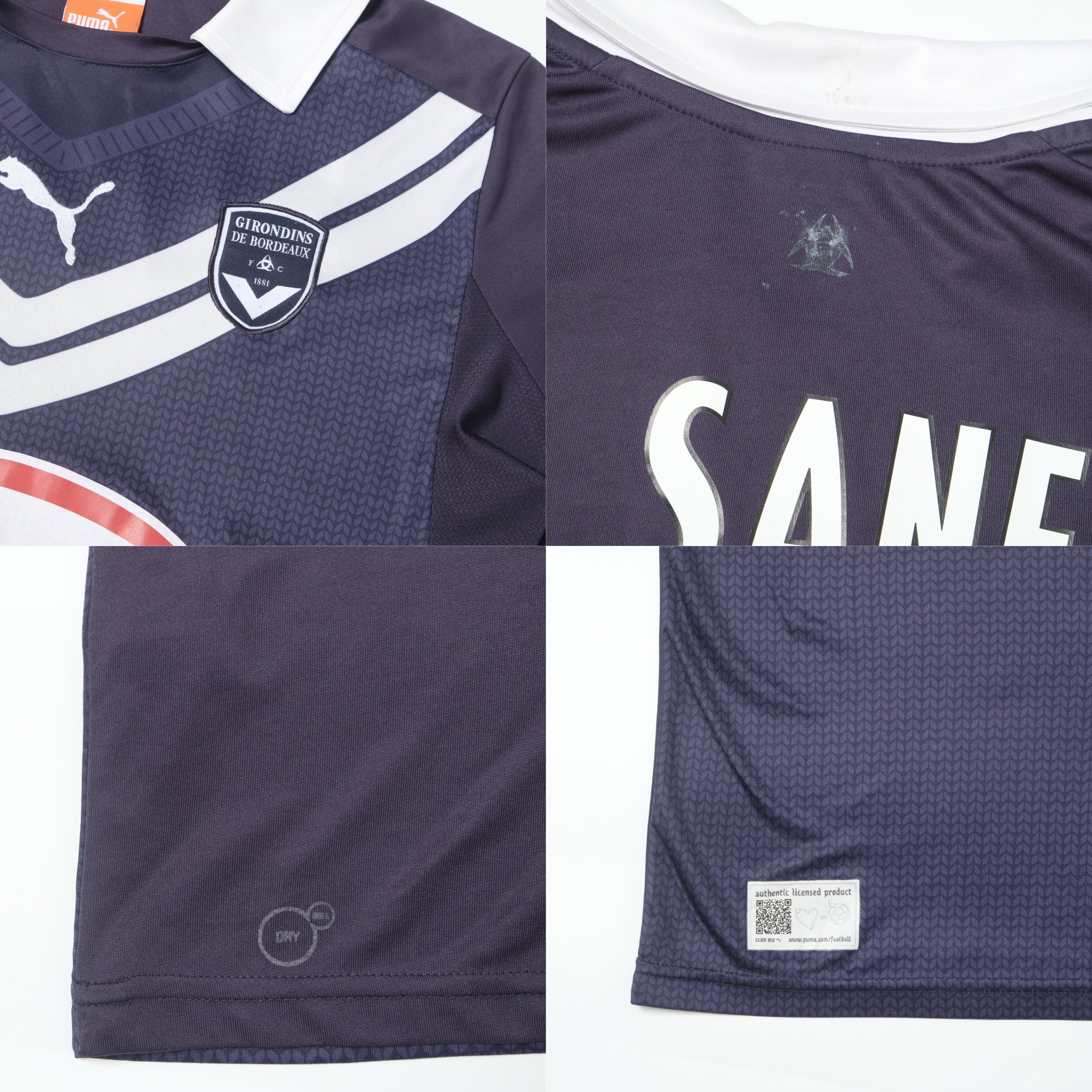 2012/13 Bordeaux Home Shirt Adidas Sane (M)