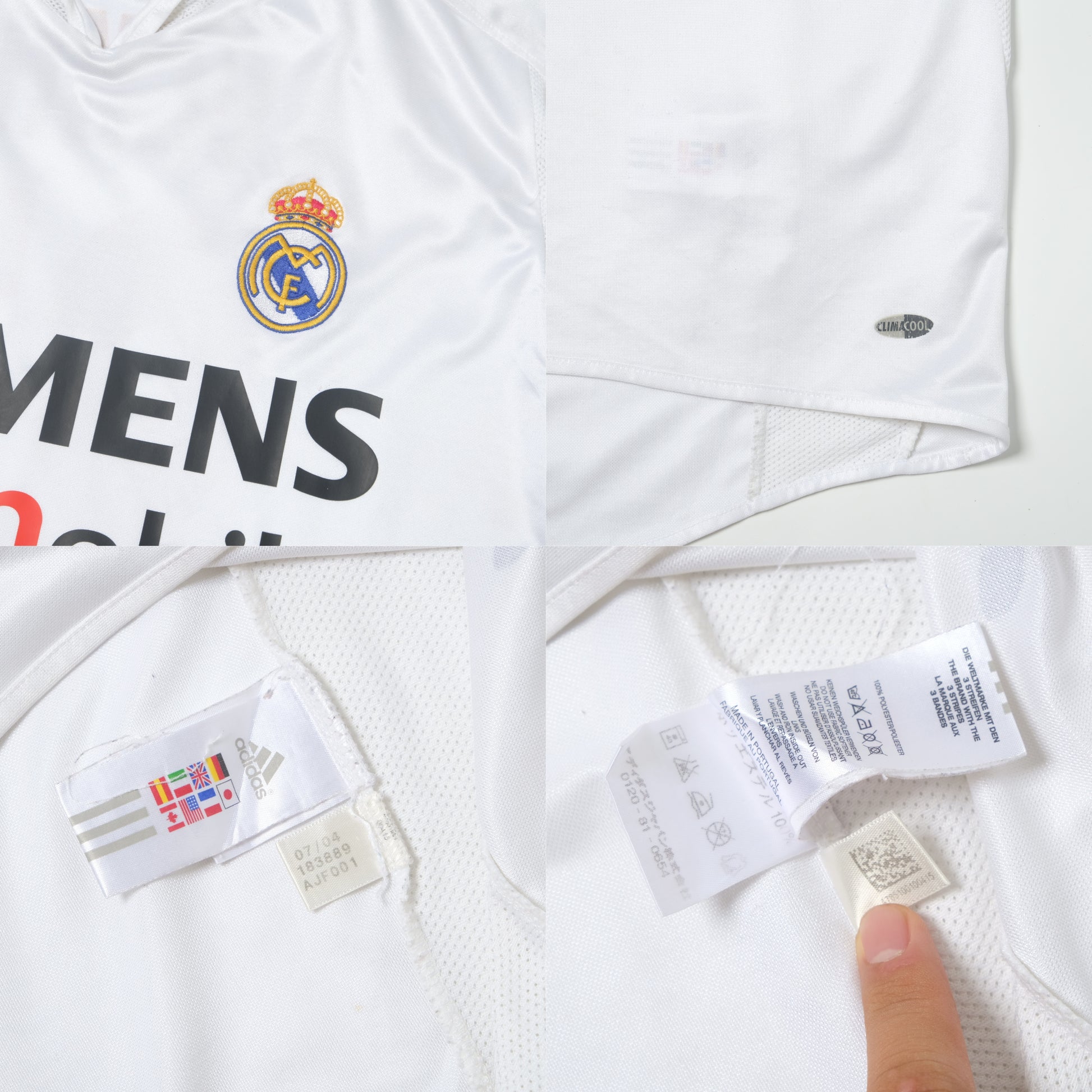 2004/05 Real Madrid Home Shirt Adidas Beckham (L/XL)