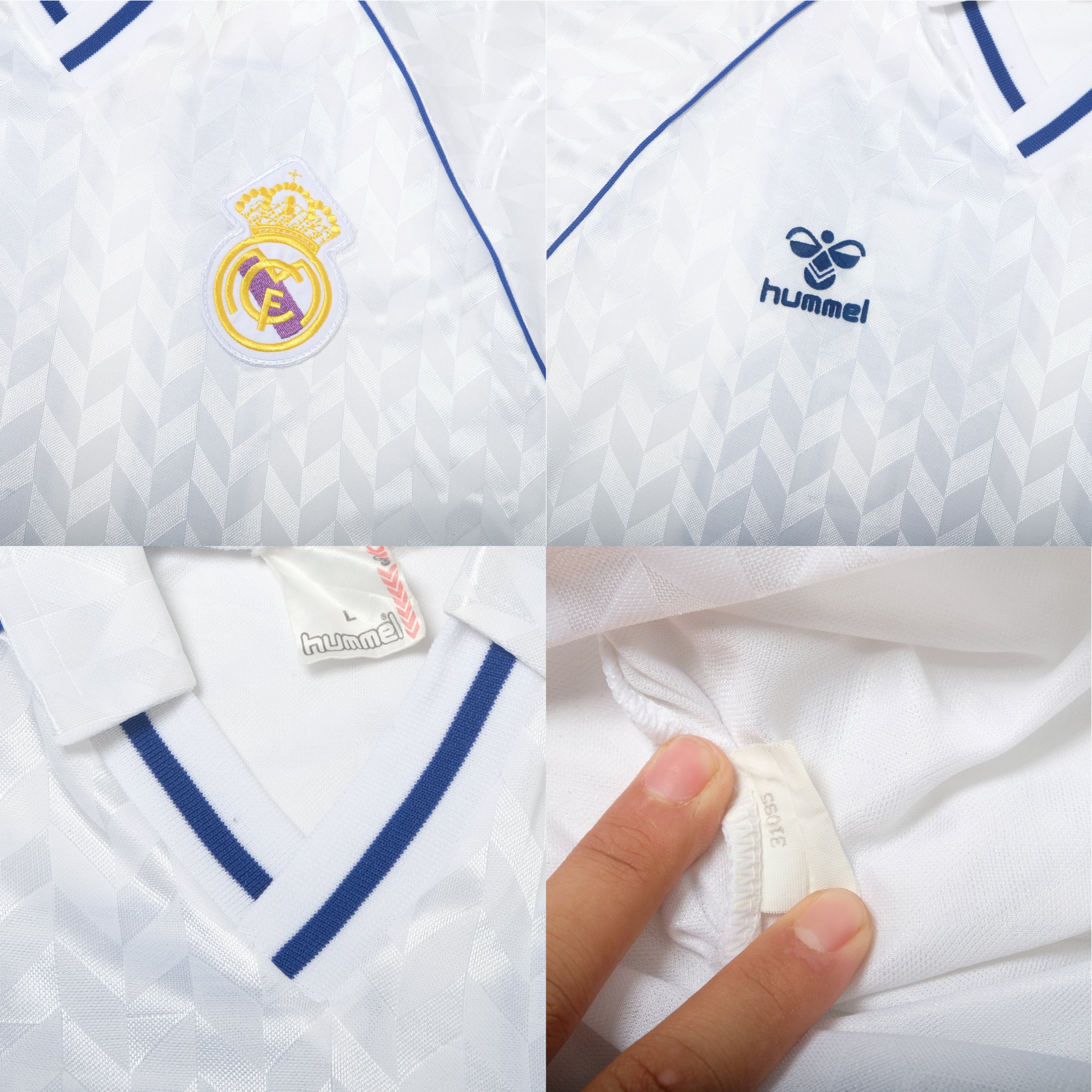 1986/88 Real Madrid Home Shirt Hummel (M)