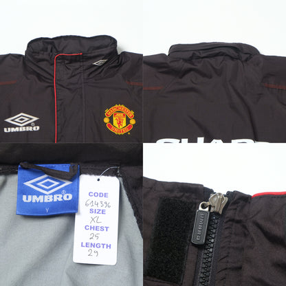 1998/99 Manchester United Track Training Jacket Umbro (XL)