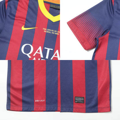 2013/14 Barcelona Away Shirt Nike Iniesta (L/XL)