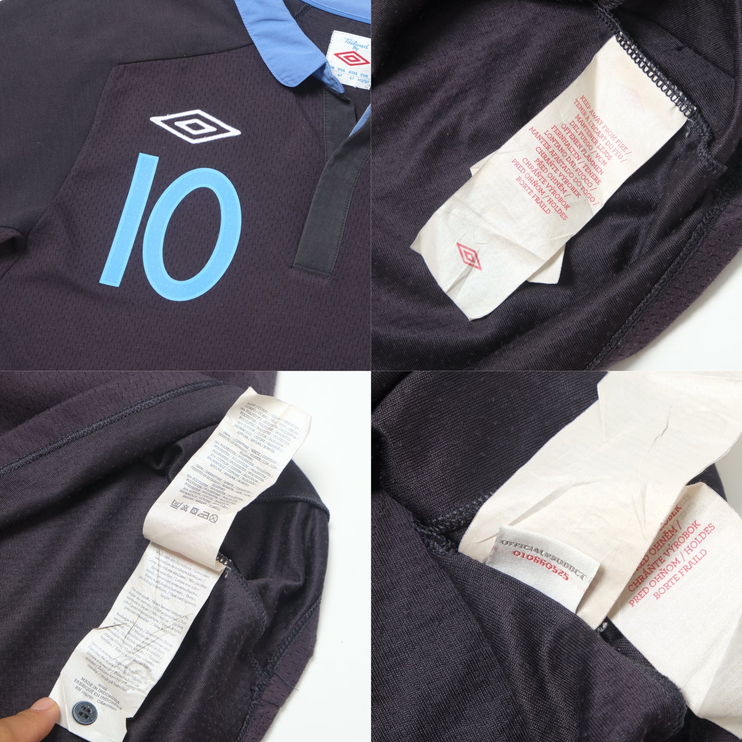 2011/12 England Away Shirt Umbro Rooney (M/L)