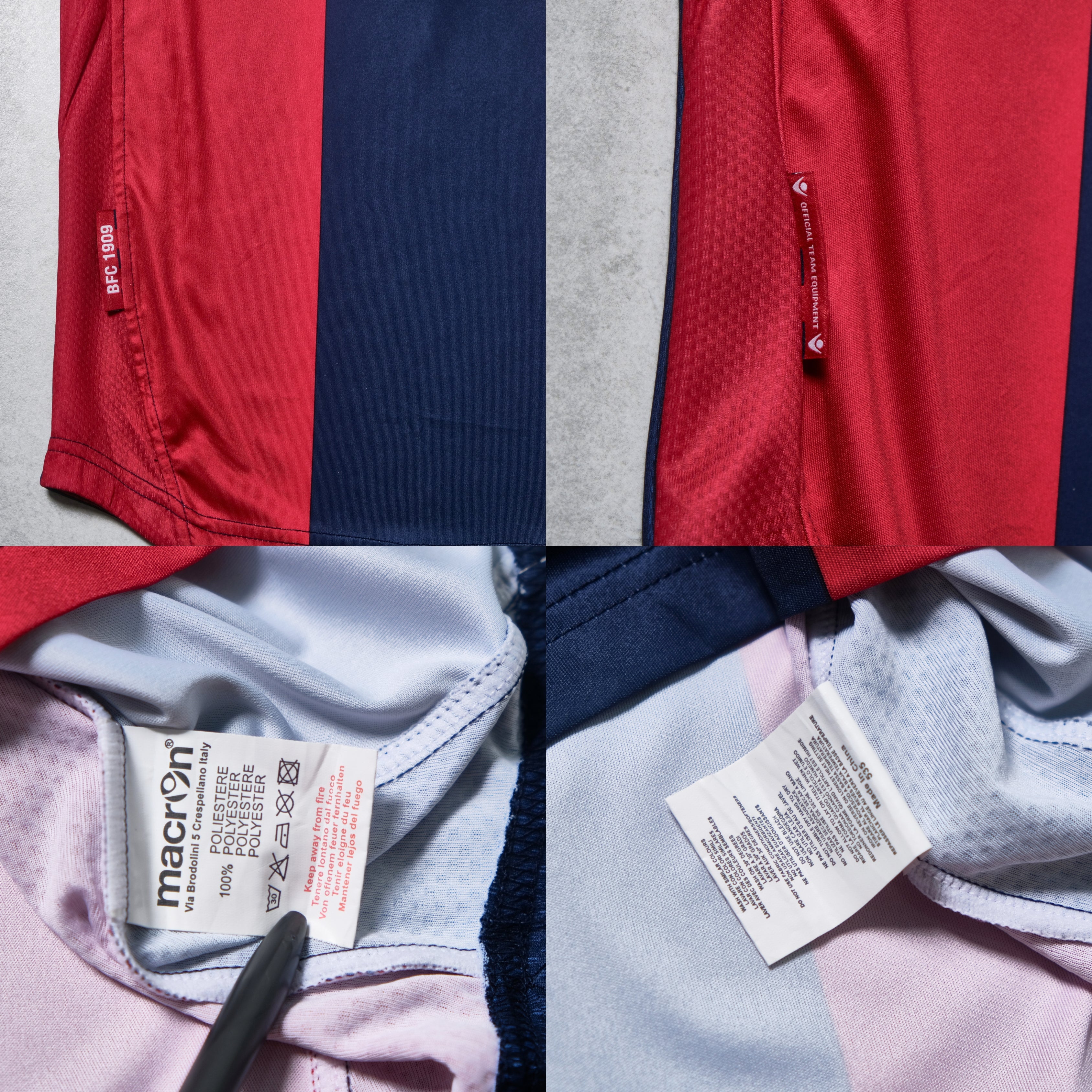 2013/14 Bologna Home Shirt Macron Diamanti (L/XL)