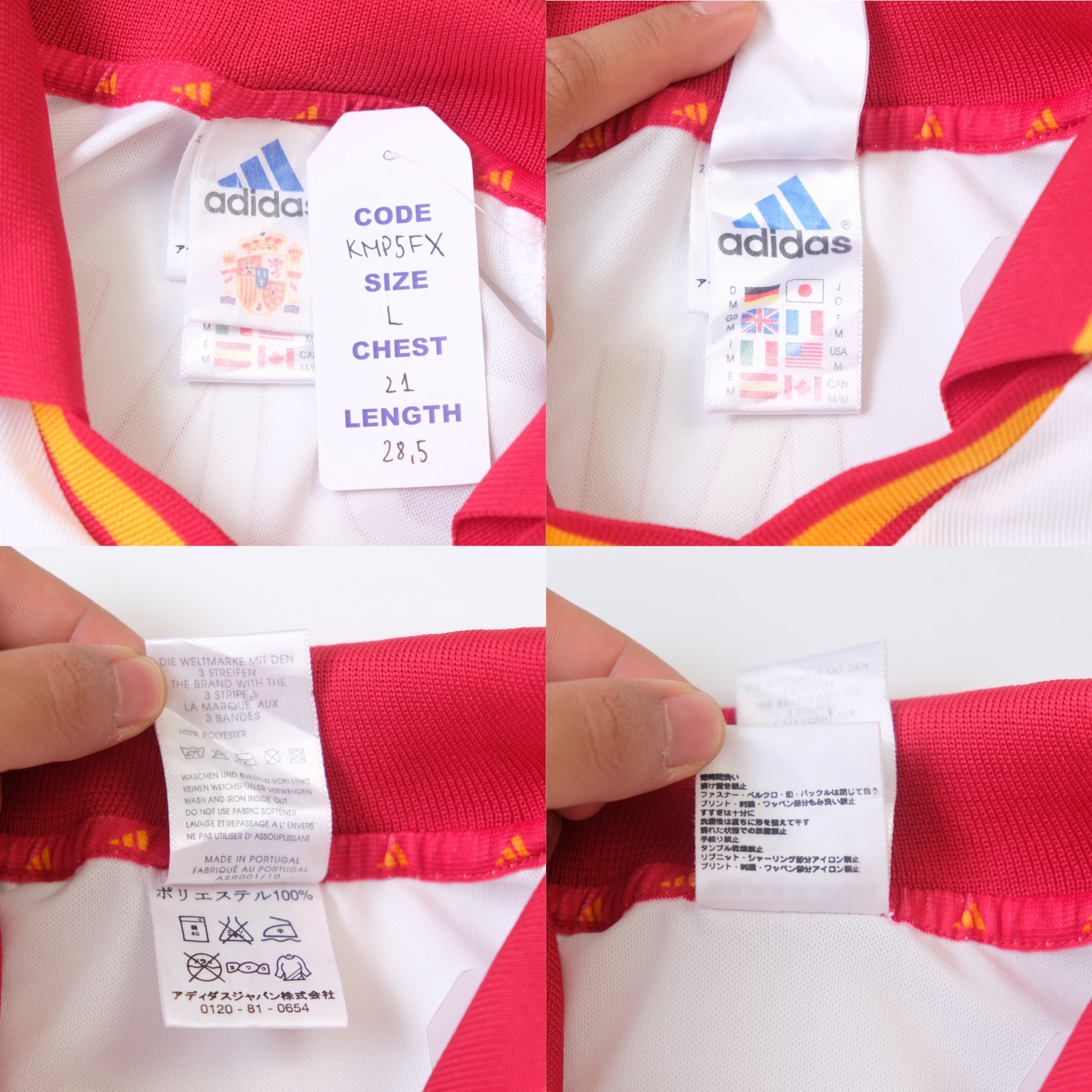1999/02 Spain Third Shirt Adidas Raul (L)
