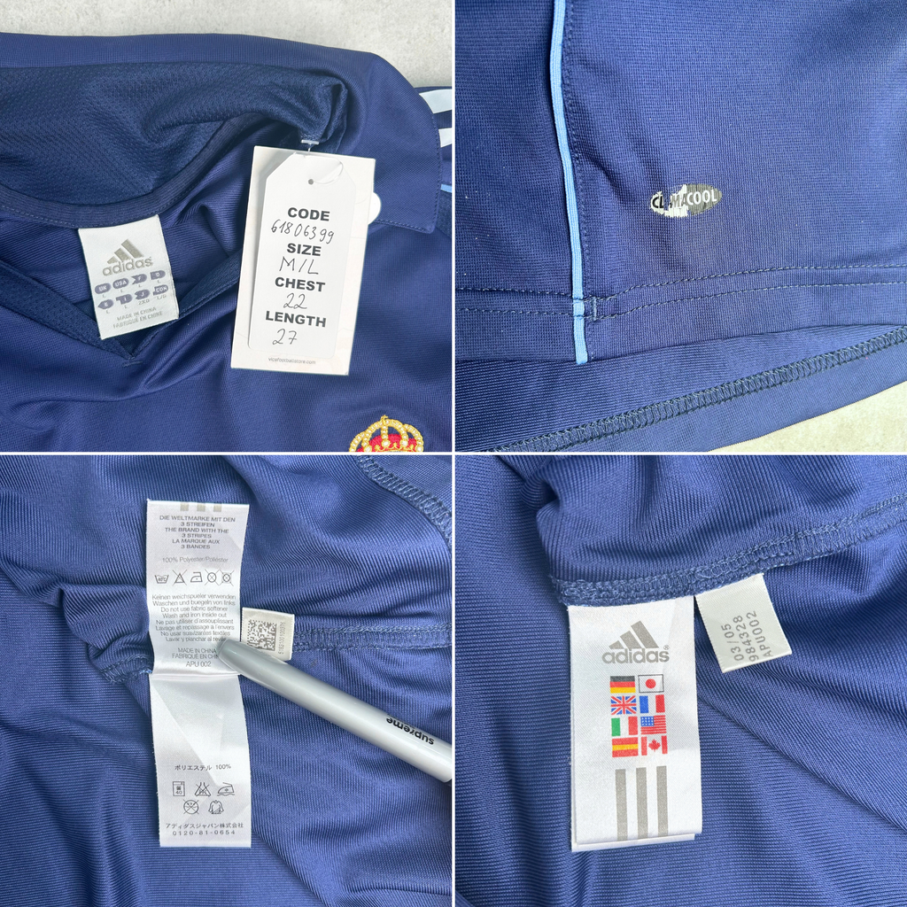 2005/06 Real Madrid Away Shirt Adidas Beckham (M/L)
