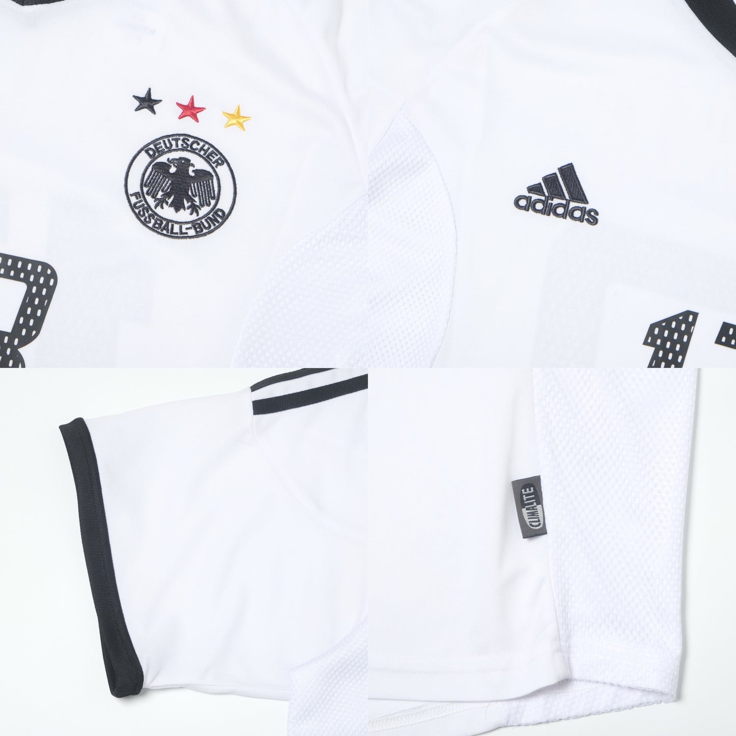 2002/03 Germany Home Shirt Adidas Ballack (L)