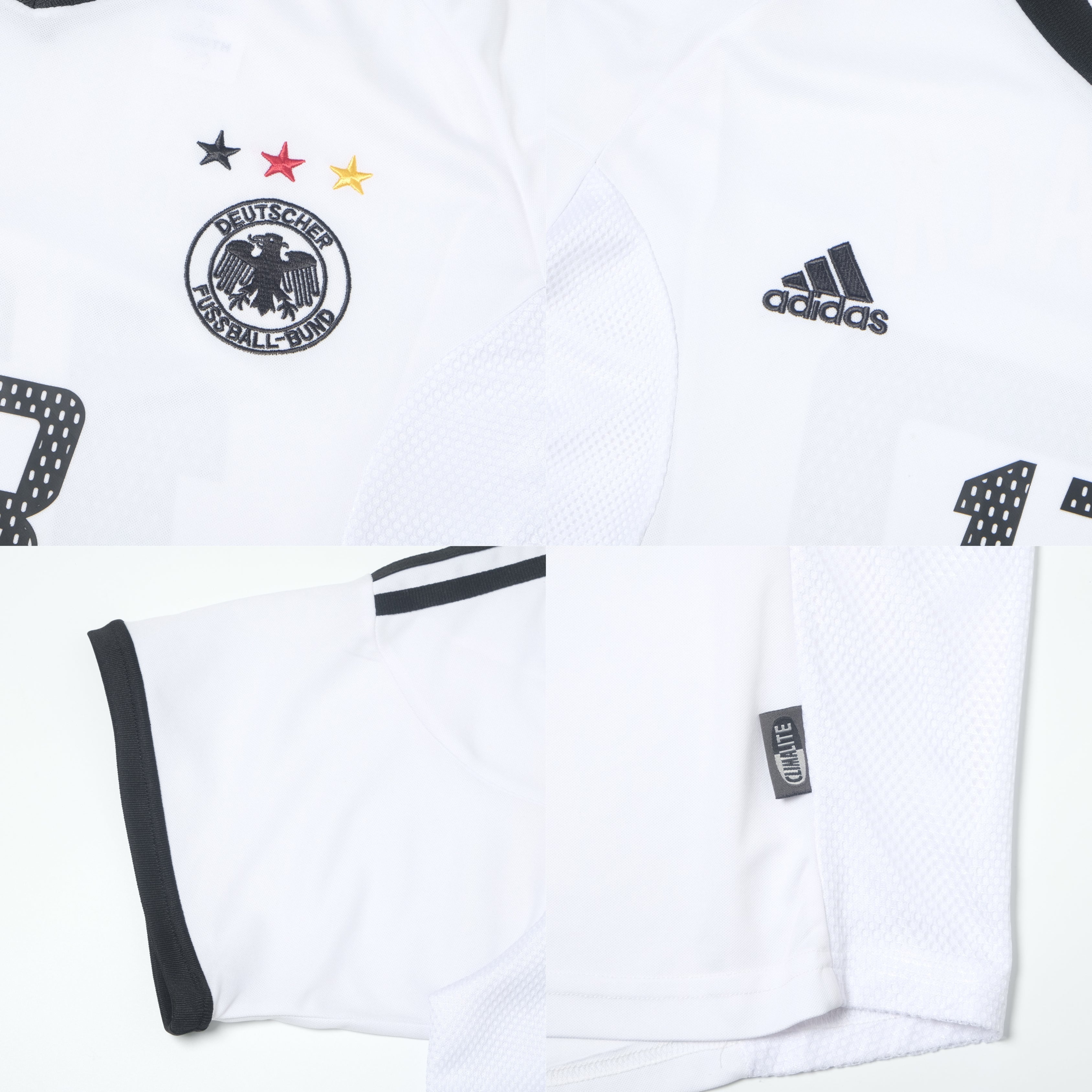 2002/03 Germany Home Shirt Adidas Ballack (L)