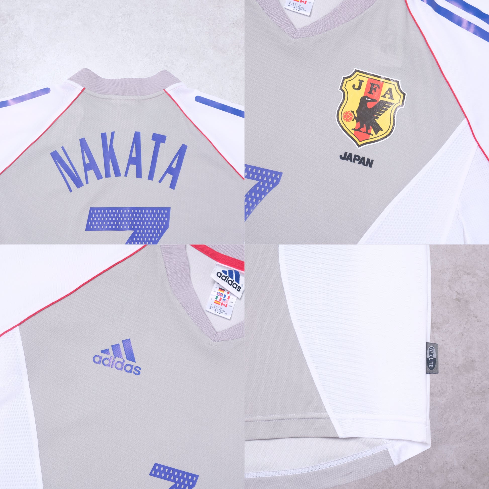 2002/04 Japan Away Shirt Adidas Nakata (M/L)