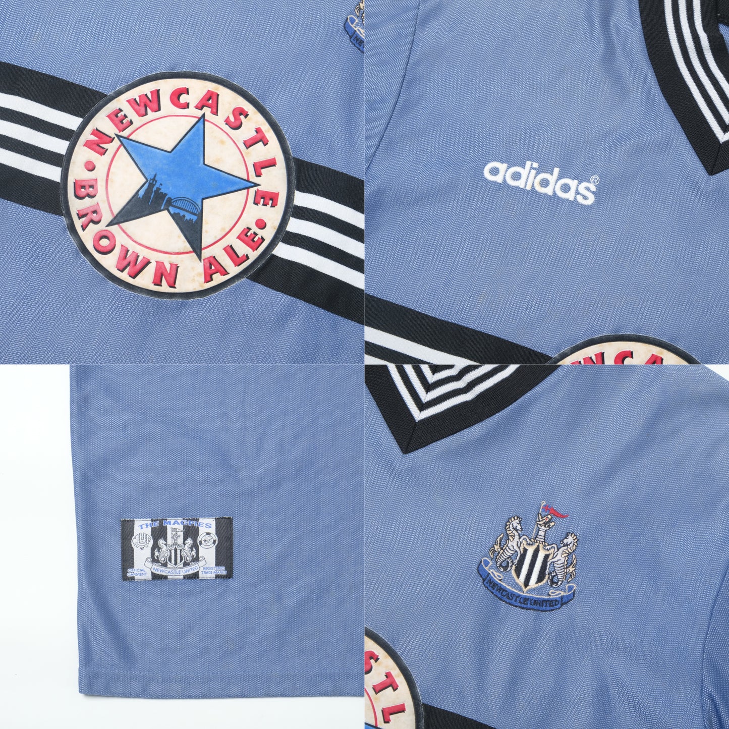 1996/97 Newcastle United Away Shirt Adidas (L)