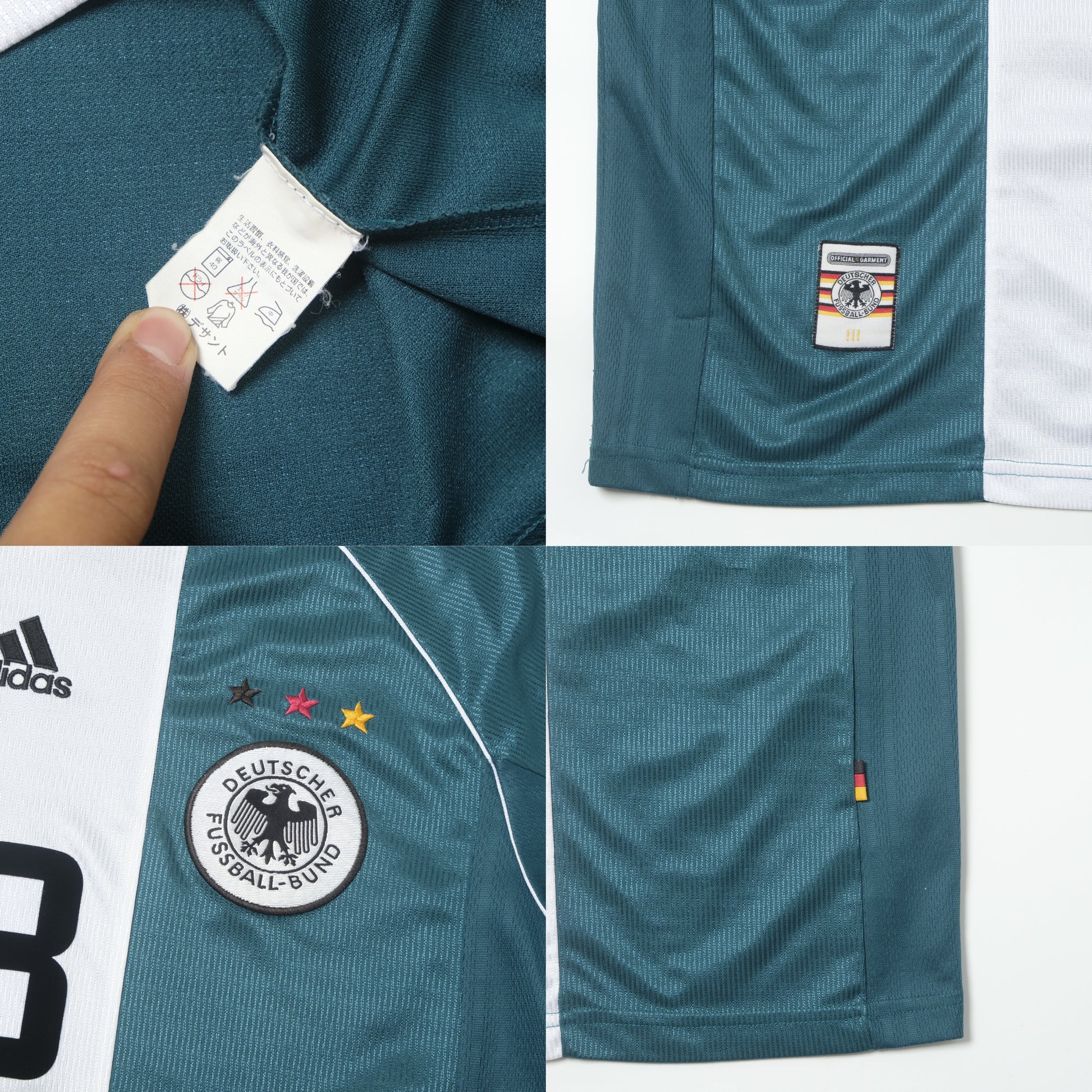 1998/00 Germany Away Shirt Adidas Klinsmann (L)