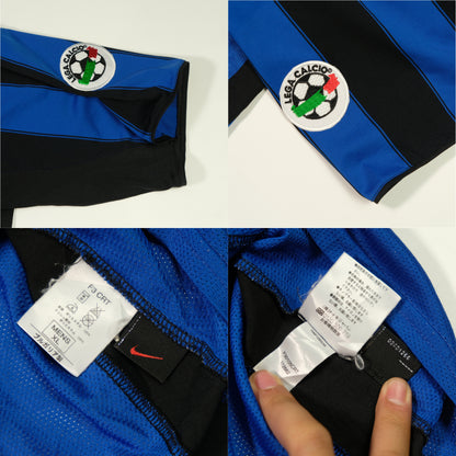 Inter Milan Italy Adriano Nike Original 2003/2004 Home Football Shirt XL