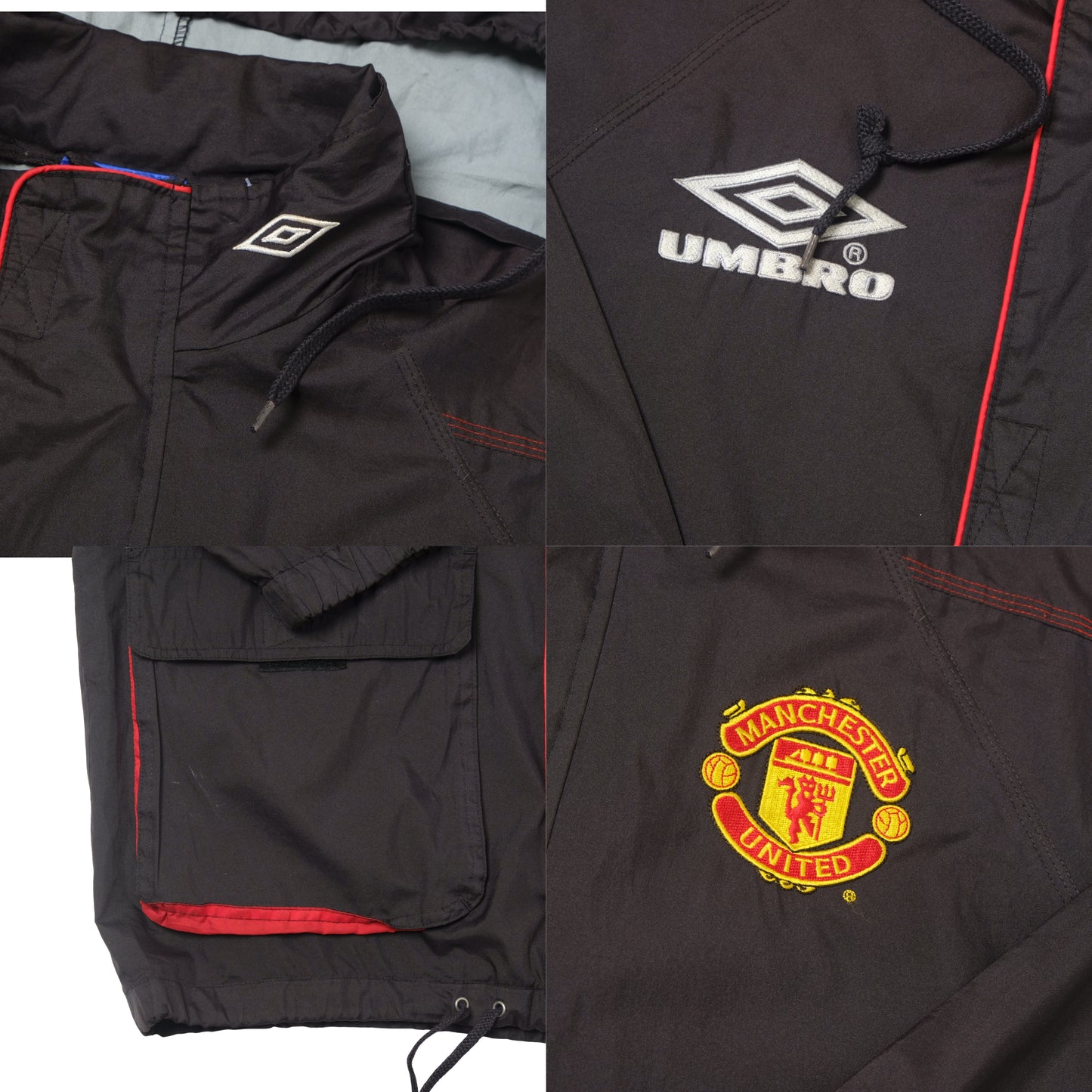 1998/99 Manchester United Track Training Jacket Umbro (XL)