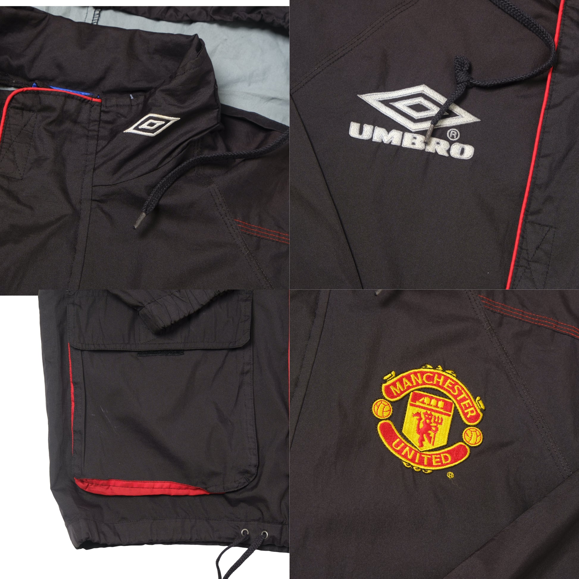 1998/99 Manchester United Track Training Jacket Umbro (XL)
