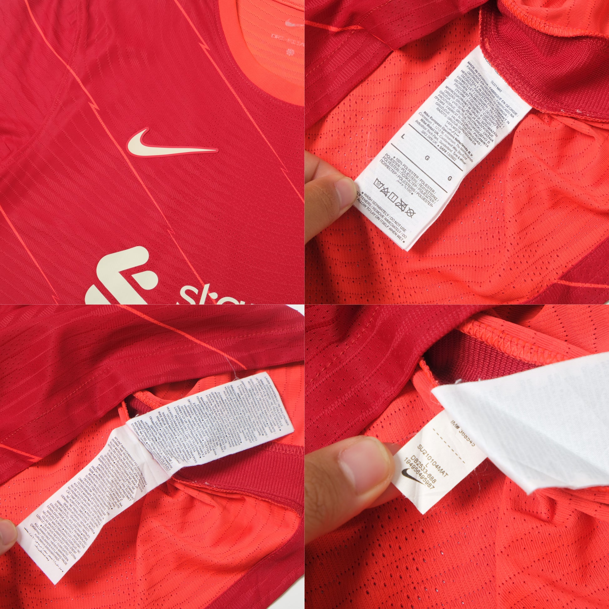 2021/22 Liverpool Home Shirt Nike Henderson (L)