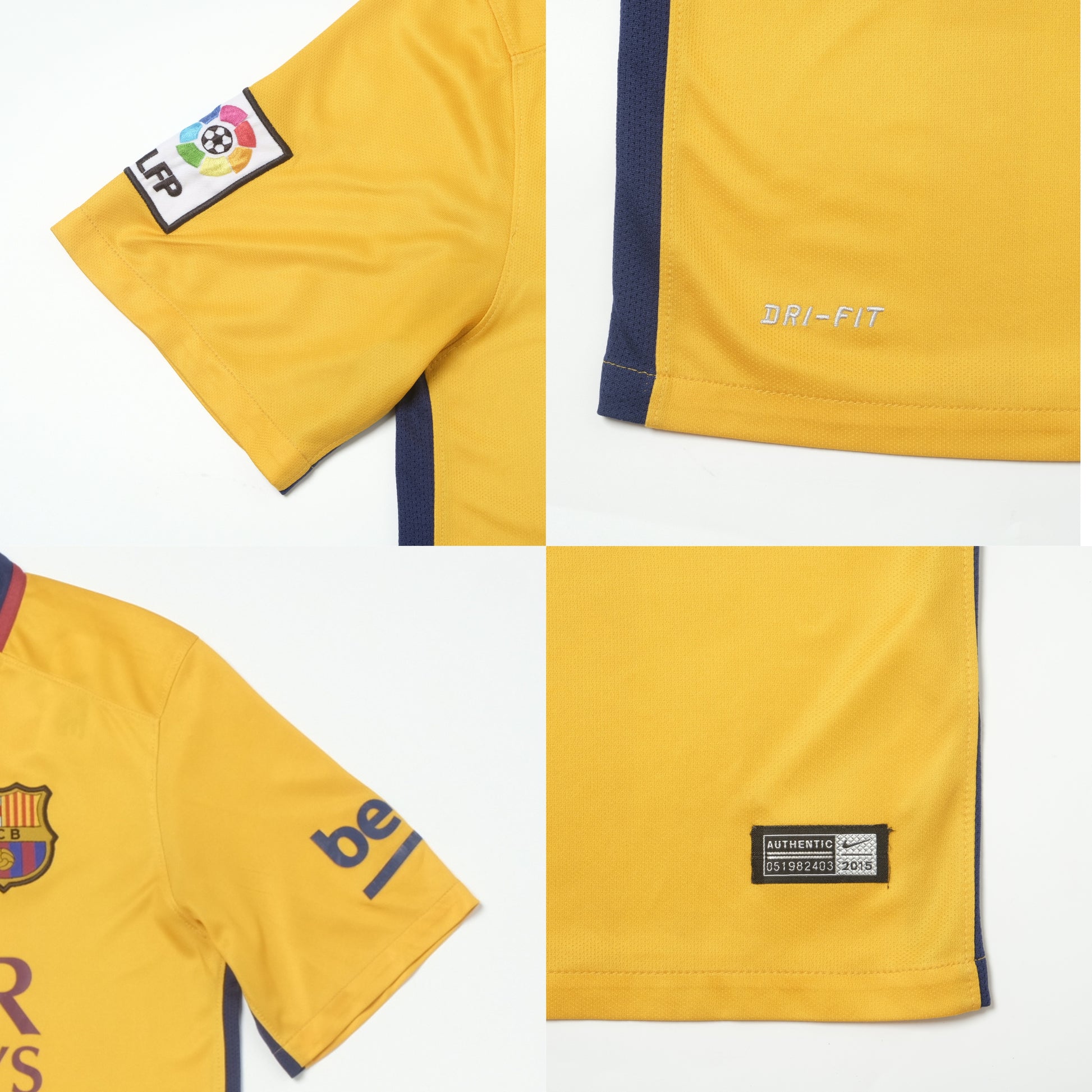 2015/16 Barcelona Away Shirt Messi Nike (S/M)