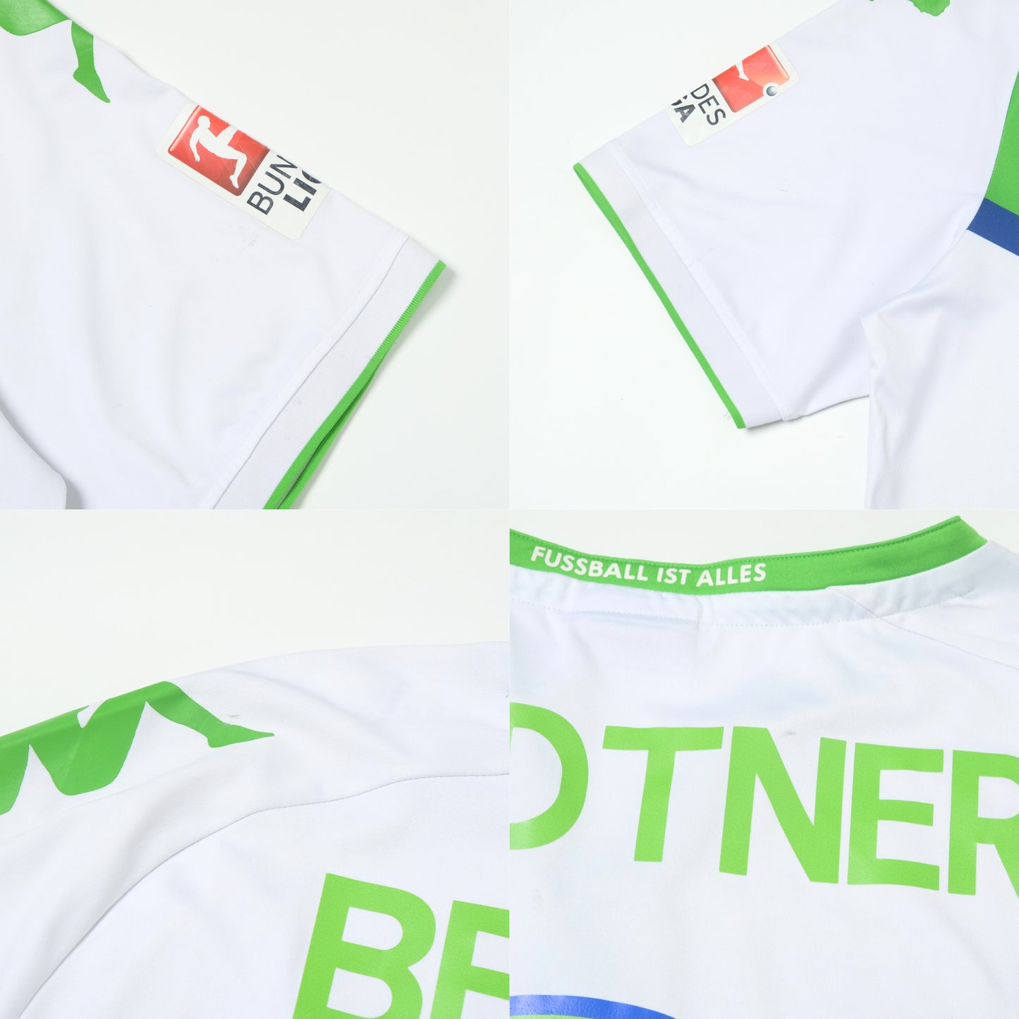 2015/16 Wolfsburg Home Shirt Kappa Bendtner (L/XL)