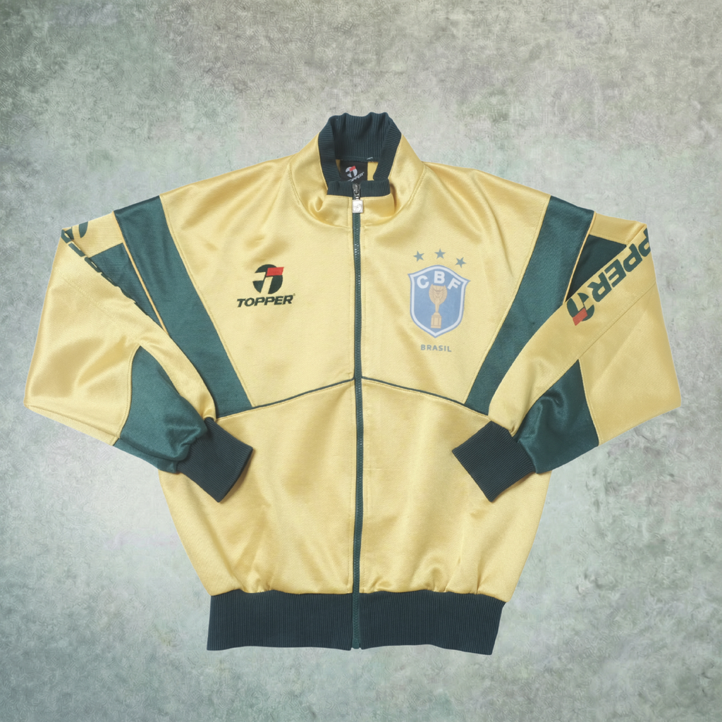 Chaqueta deportiva de Brasil de los 80 (S/M)