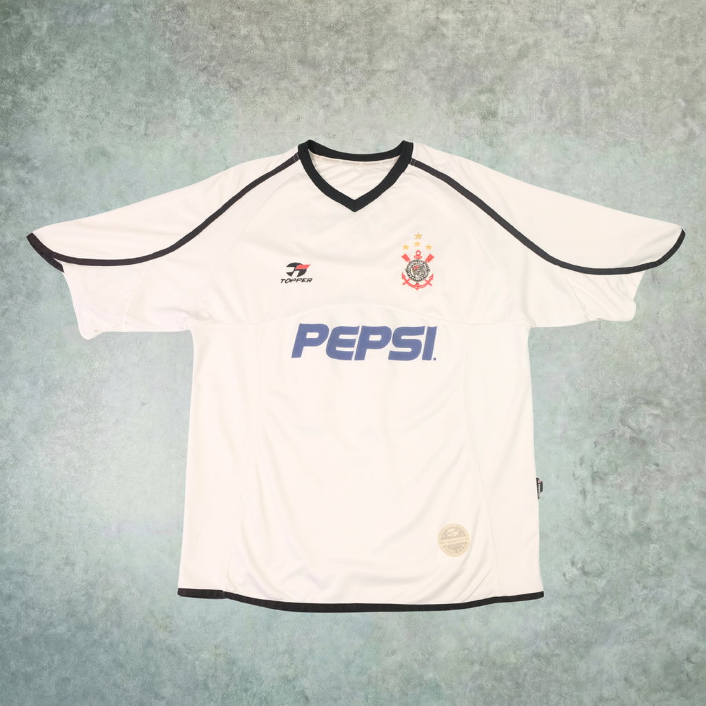 2001/02 Corinthians Home Shirt Topper (L)
