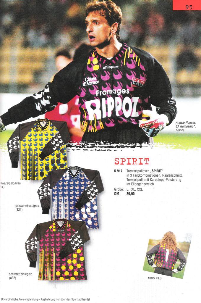 1995/96 Bordeaux Goalkeeper Template Shirt Uhlsport (XL)