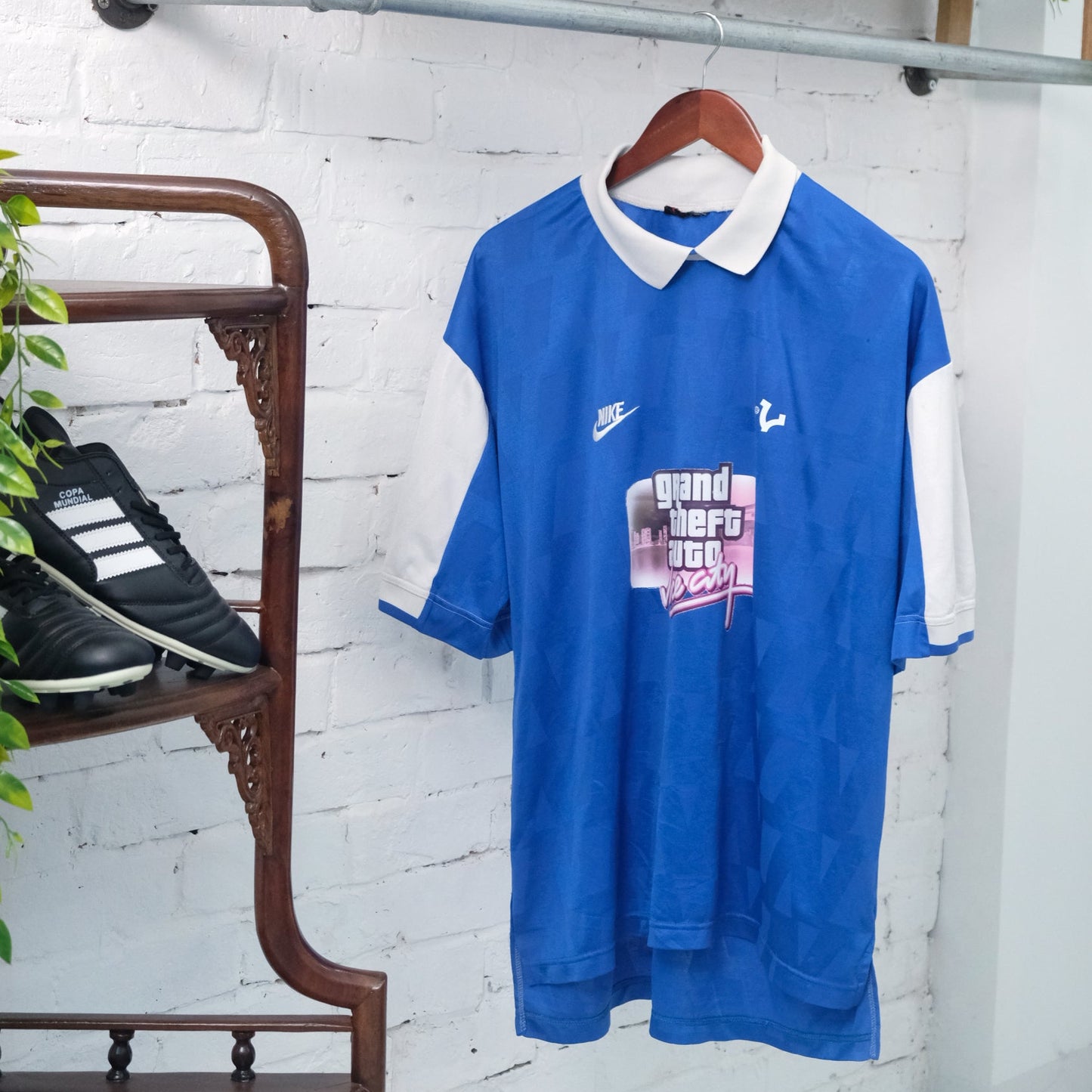 1990s VICE Footbal Store x Grand Theft Auto Custom Football Shirt Nike (L)