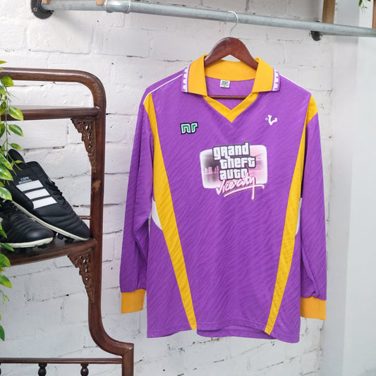1990s VICE Footbal Store x Grand Theft Auto Custom Football Shirt Ennerre (L)