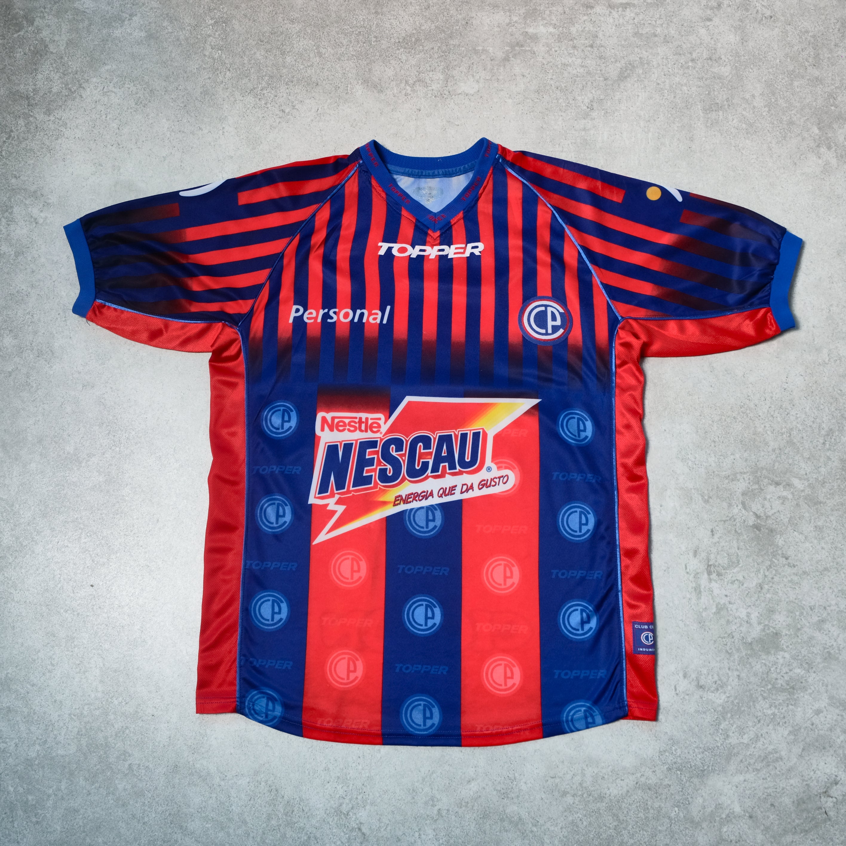 2001/02 Cerro Porteño (Paraguay) Home Shirt Topper (L/XL) 