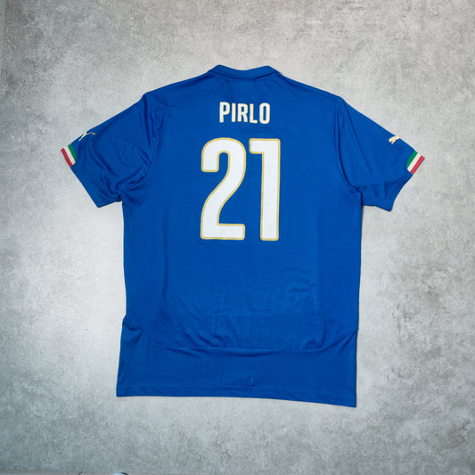 2014/15 Italy Home Shirt Puma Pirlo (L/XL)