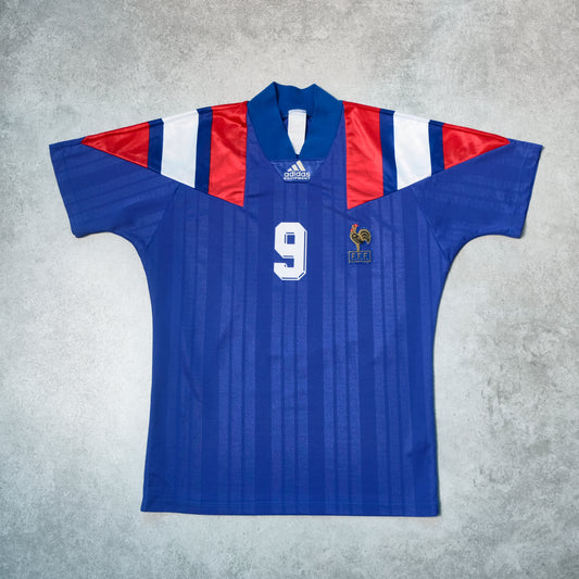 1992/94 France Home Shirt Adidas Papin (M/L)