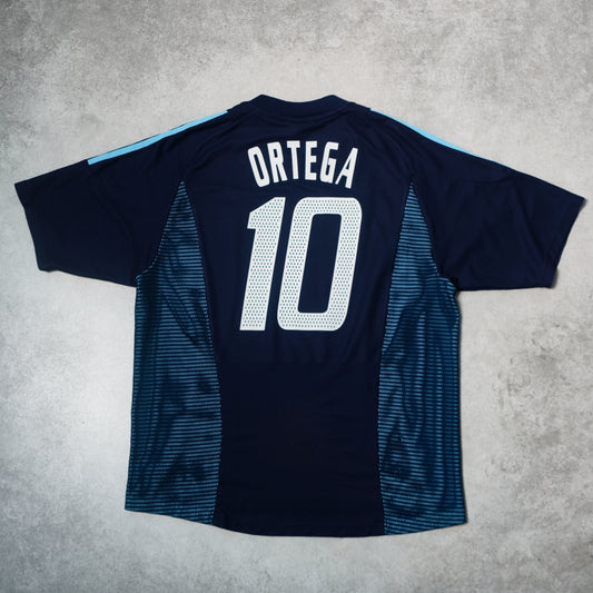 2002/04 Argentina Away Shirt Adidas Ortega (L/XL)