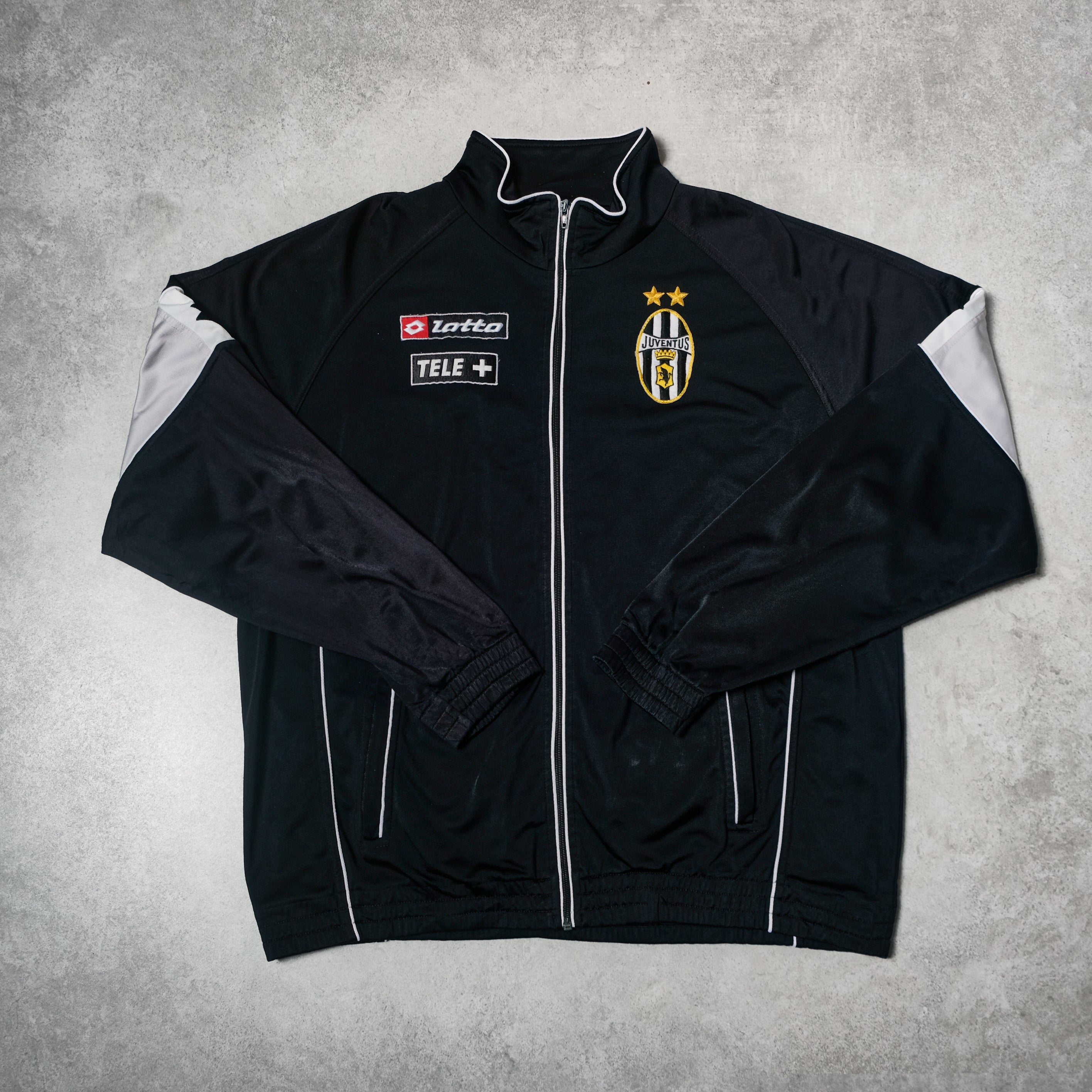 ポ*ド様 超極レア！1点物！Lotto Juventus ジャージ 黒 2001/02 Juventus Track Jacket Lotto (XL) – VICE Football Store