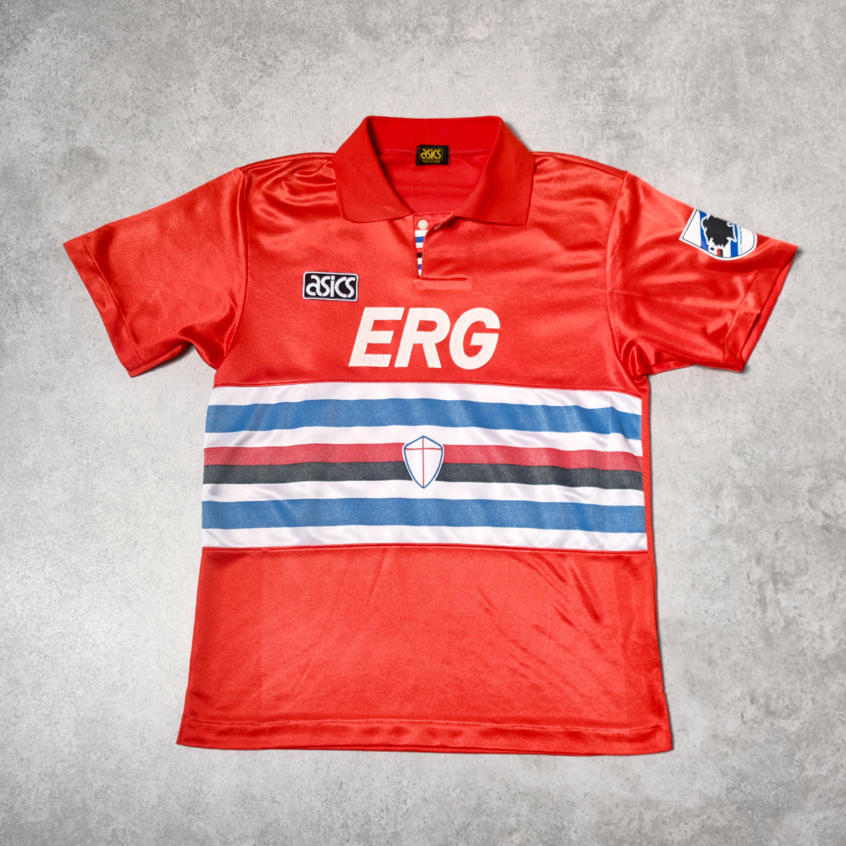 超希少 アシックス 92/93 セリエA サンプドリア 3rd ユニフォーム 1992/94 Sampdoria Third Shirt Asics (S/M) – VICE Football Store