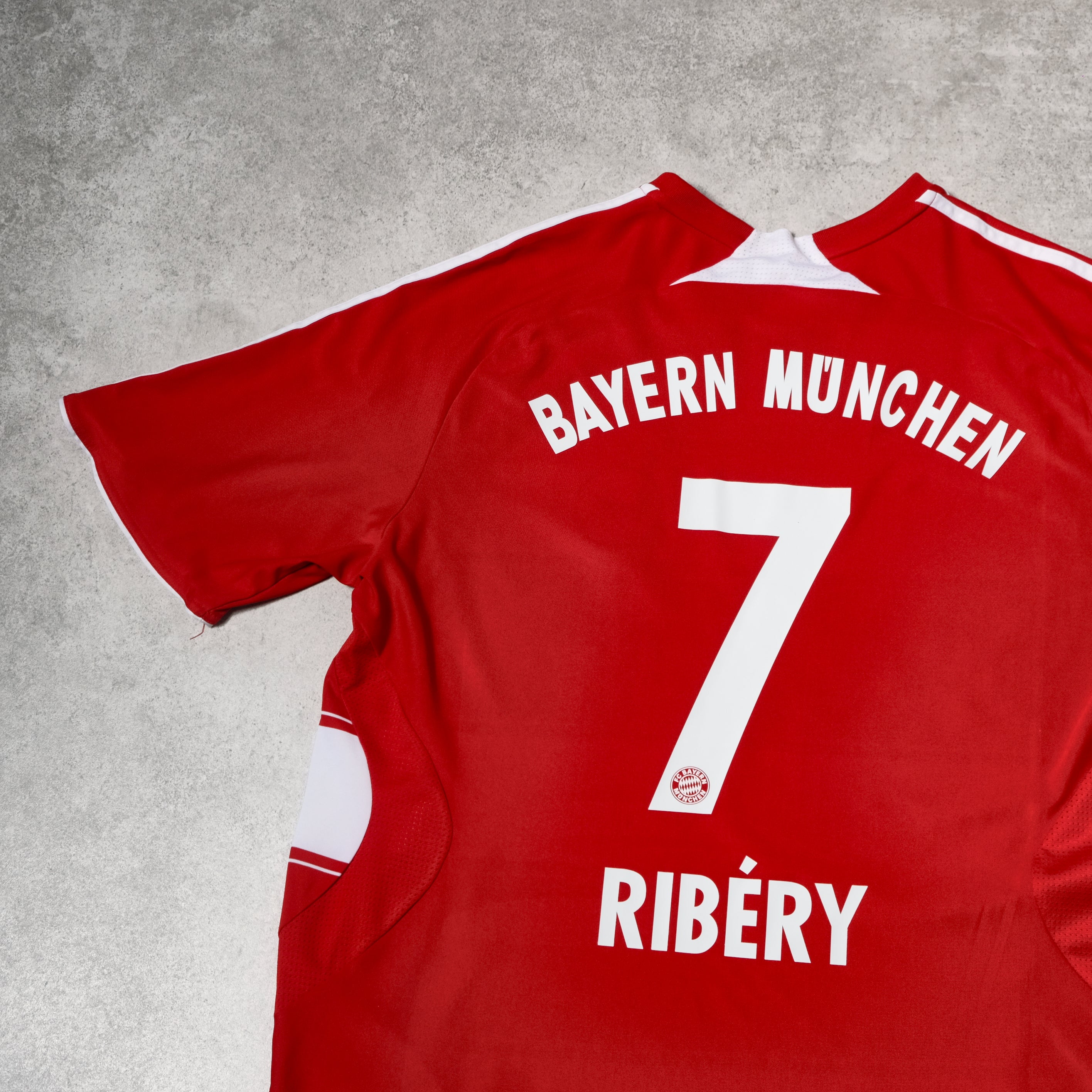 2007/08 Bayern Munich Home Shirt Adidas Ribery (XL)