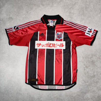 2001 Consadole Sapporo Shirt Adidas J-League (S/M)