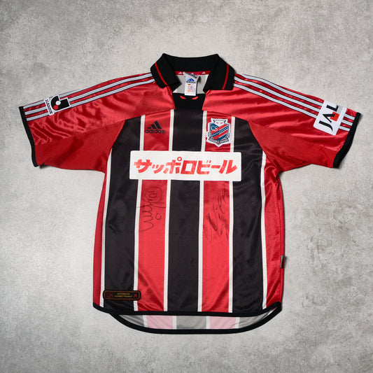 2001 Consadole Sapporo Shirt Adidas J-League (S/M)