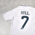2008/09 Real Madrid Home Shirt Adidas Raul (M)