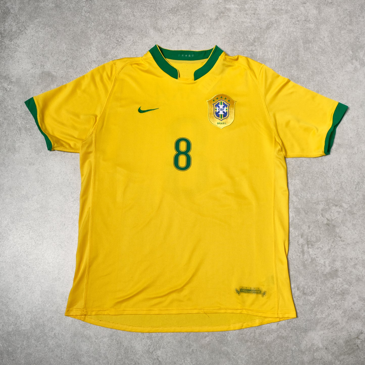 2006/08 Brazil Home Shirt Nike Kaka (XL)
