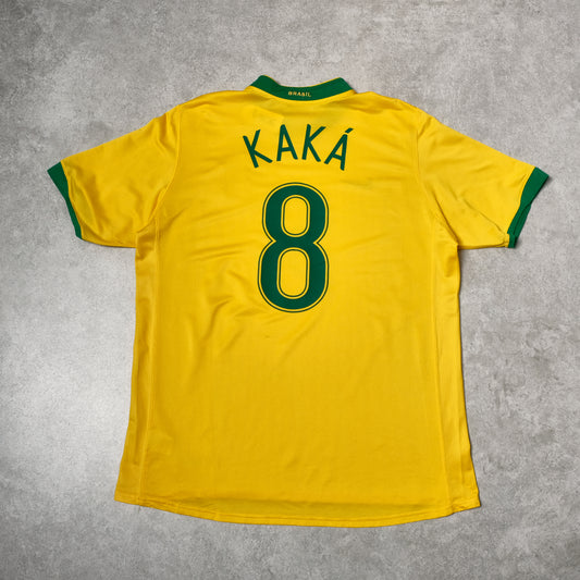 2006/08 Brazil Home Shirt Nike Kaka (XL)
