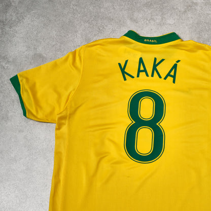 2006/08 Brazil Home Shirt Nike Kaka (XL)