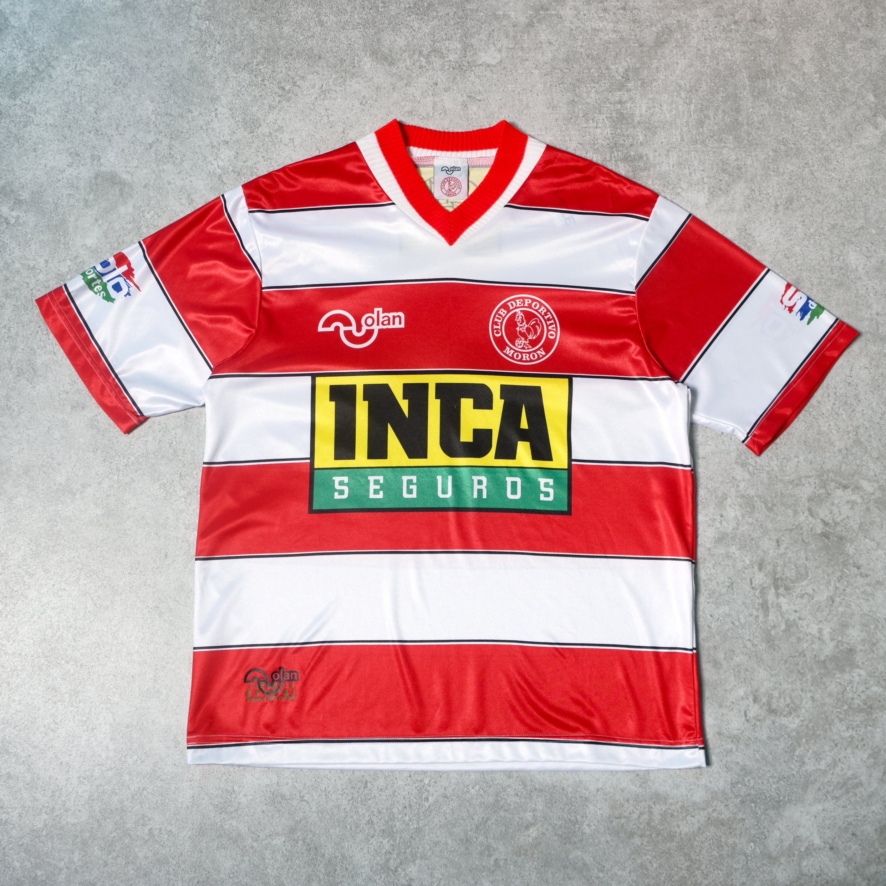1995/96 Deportivo Morón (Argentina) Home Shirt Olan (L)