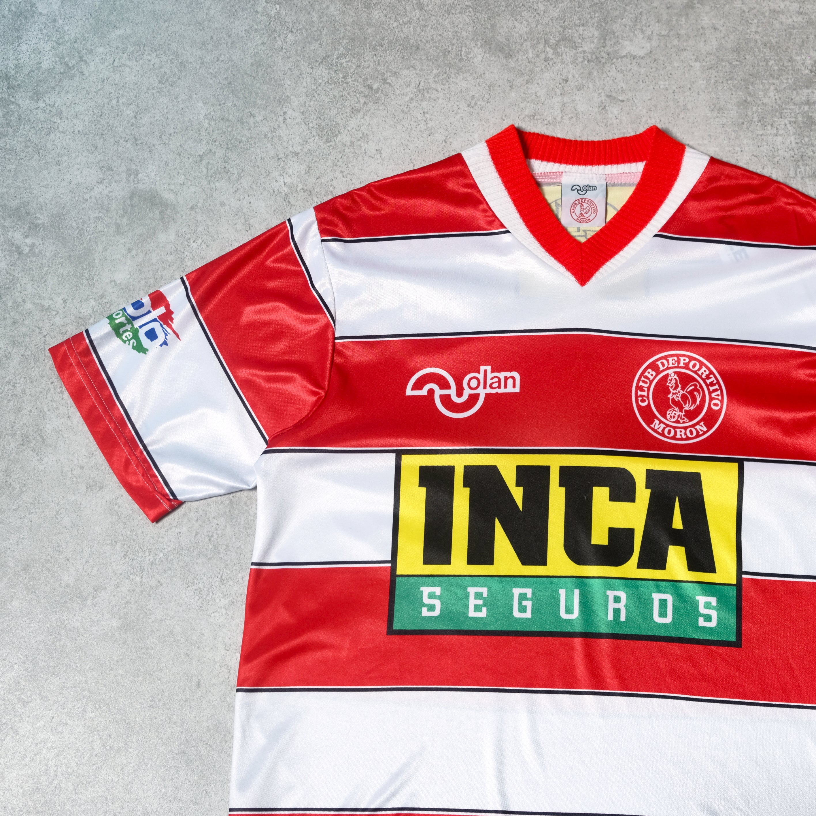 1995/96 Deportivo Morón (Argentina) Home Shirt Olan (L)