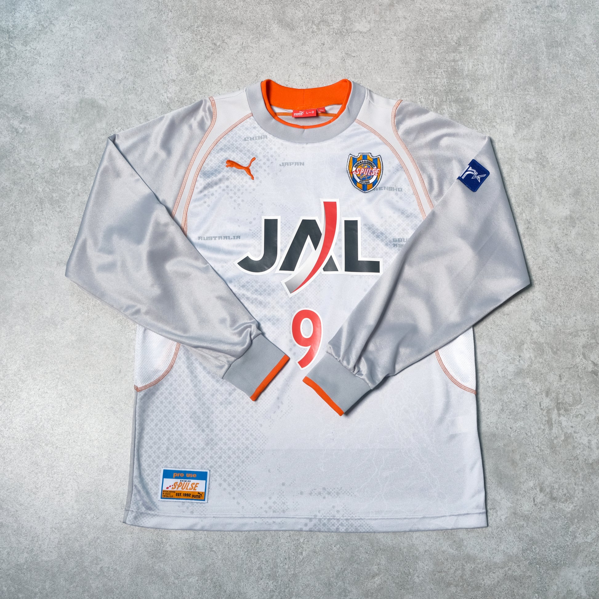 2005/06 Shimizu S-Pulse Away Goalkeeper Shirt Puma J-League (L/XL)