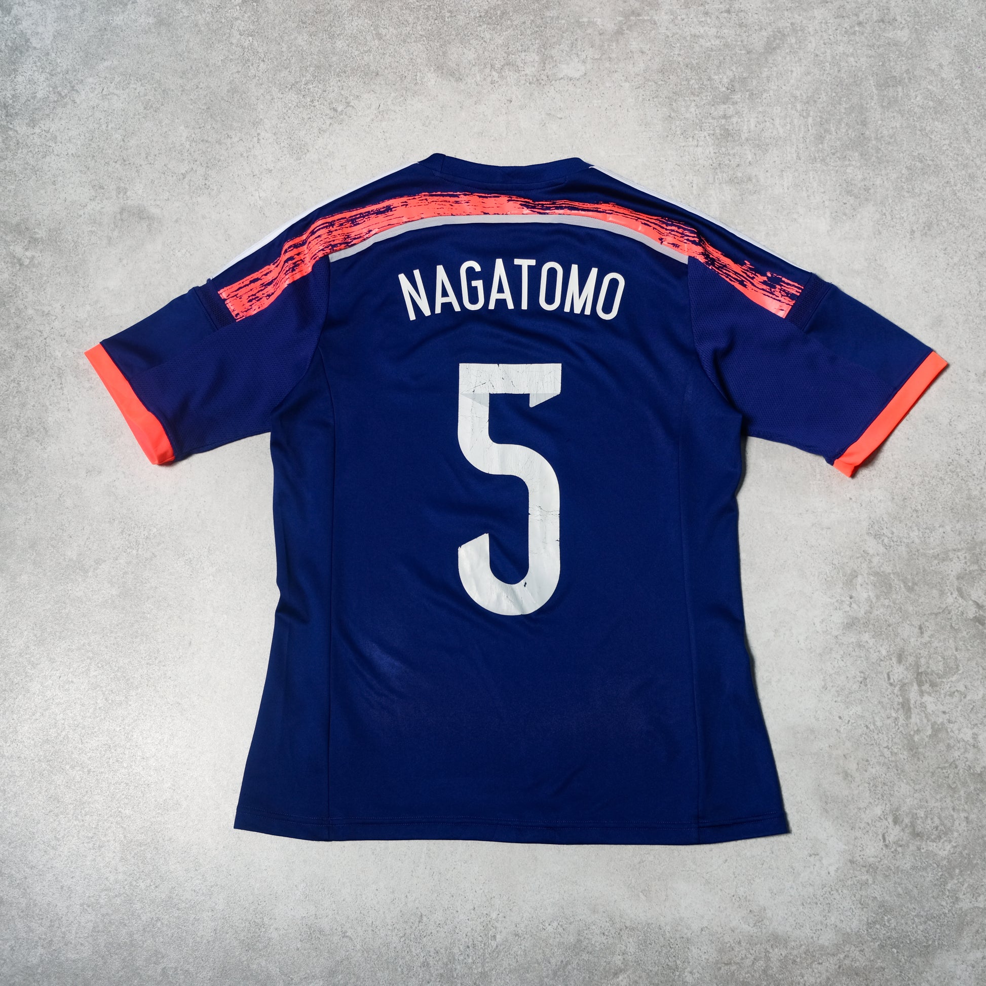 2014 Japan Home Shirt Adidas Nagatomo (M)