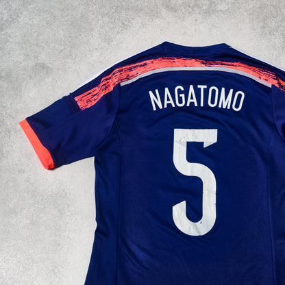 2014 Japan Home Shirt Adidas Nagatomo (M)