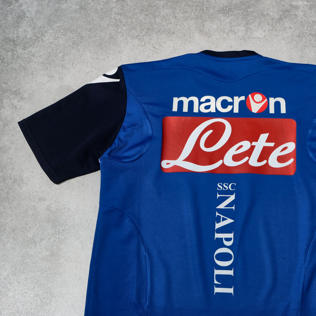 Camiseta de entrenamiento del Napoli 2010/11 Macron (L/XL)