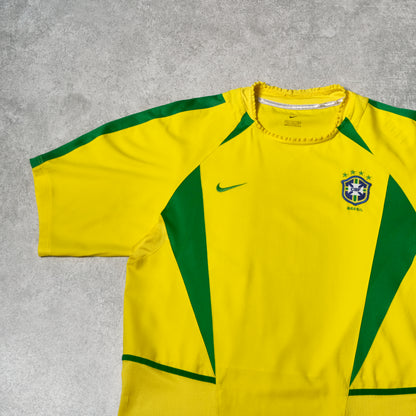 2002/04 Brazil Home Shirt Nike (M/L)