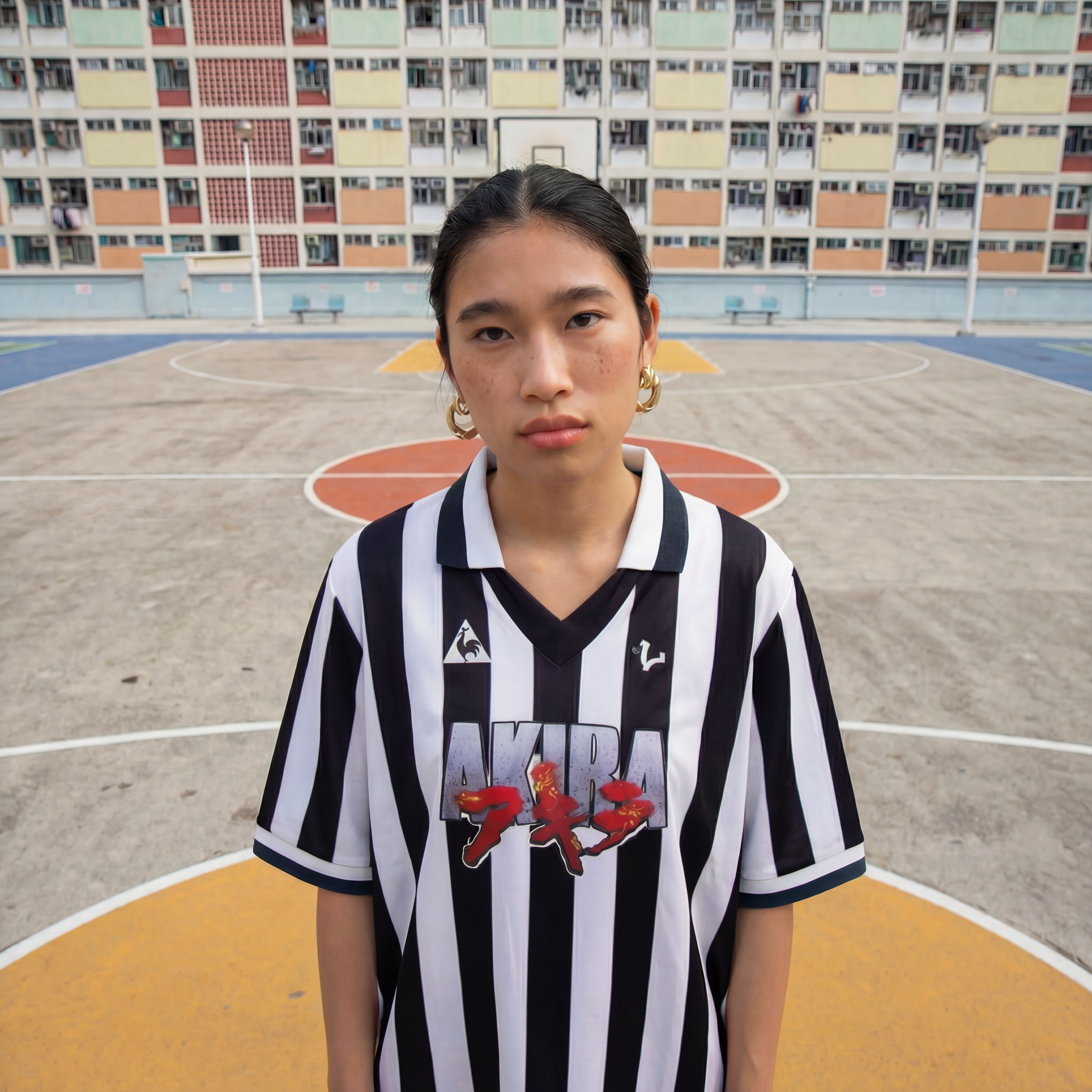 1990s VICE Footbal Store x Akira Camiseta de Fútbol Personalizada Le Coq Sportif (M/L)
